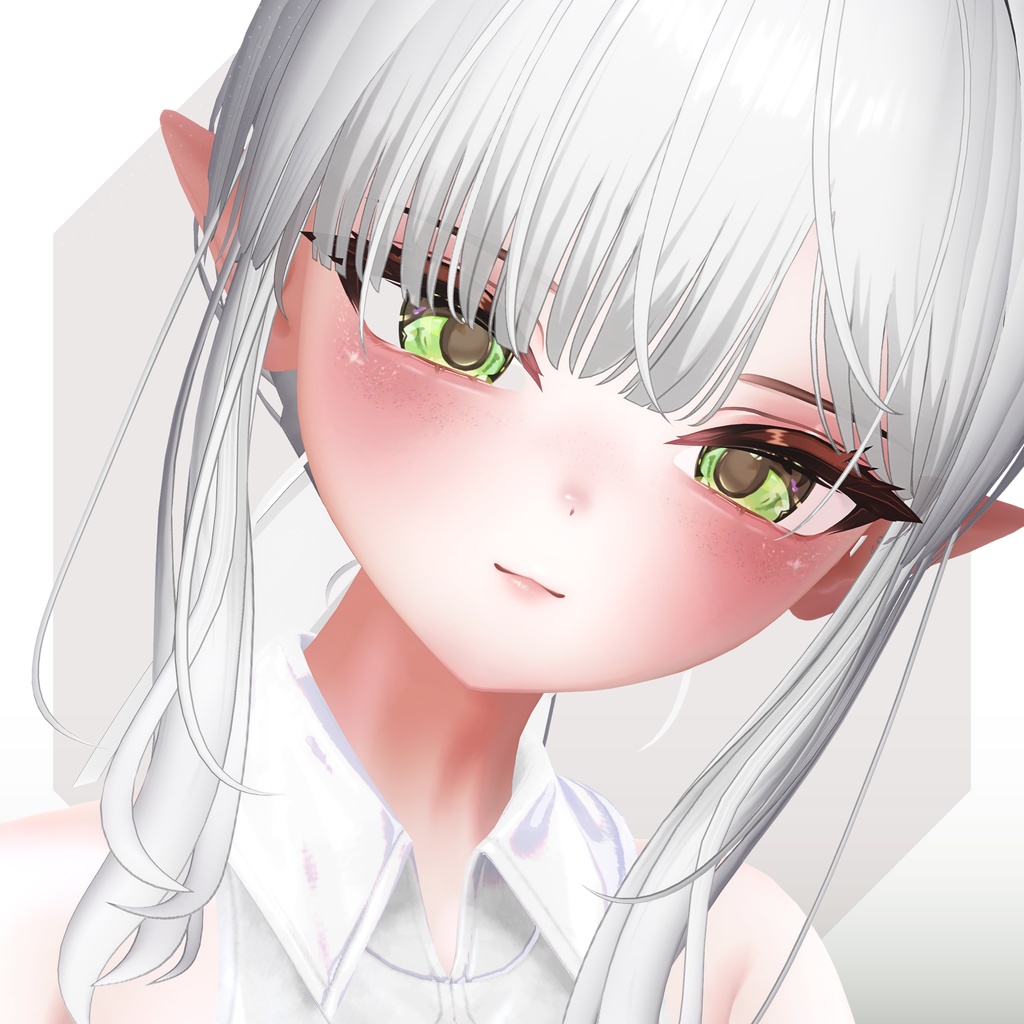 【まよ Mayo】Elf Veil Eye + MakeUp + Blendshape