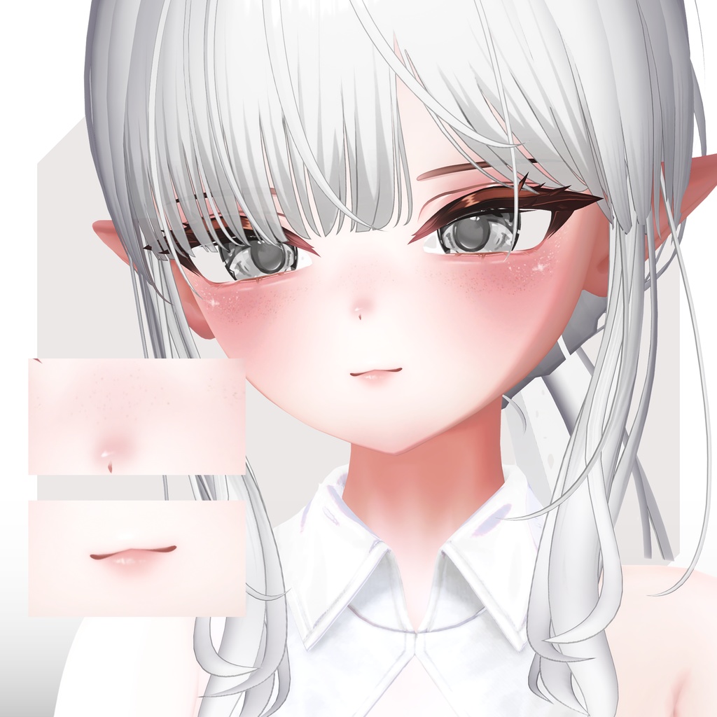 【まよ Mayo】Elf Veil Eye + MakeUp + Blendshape