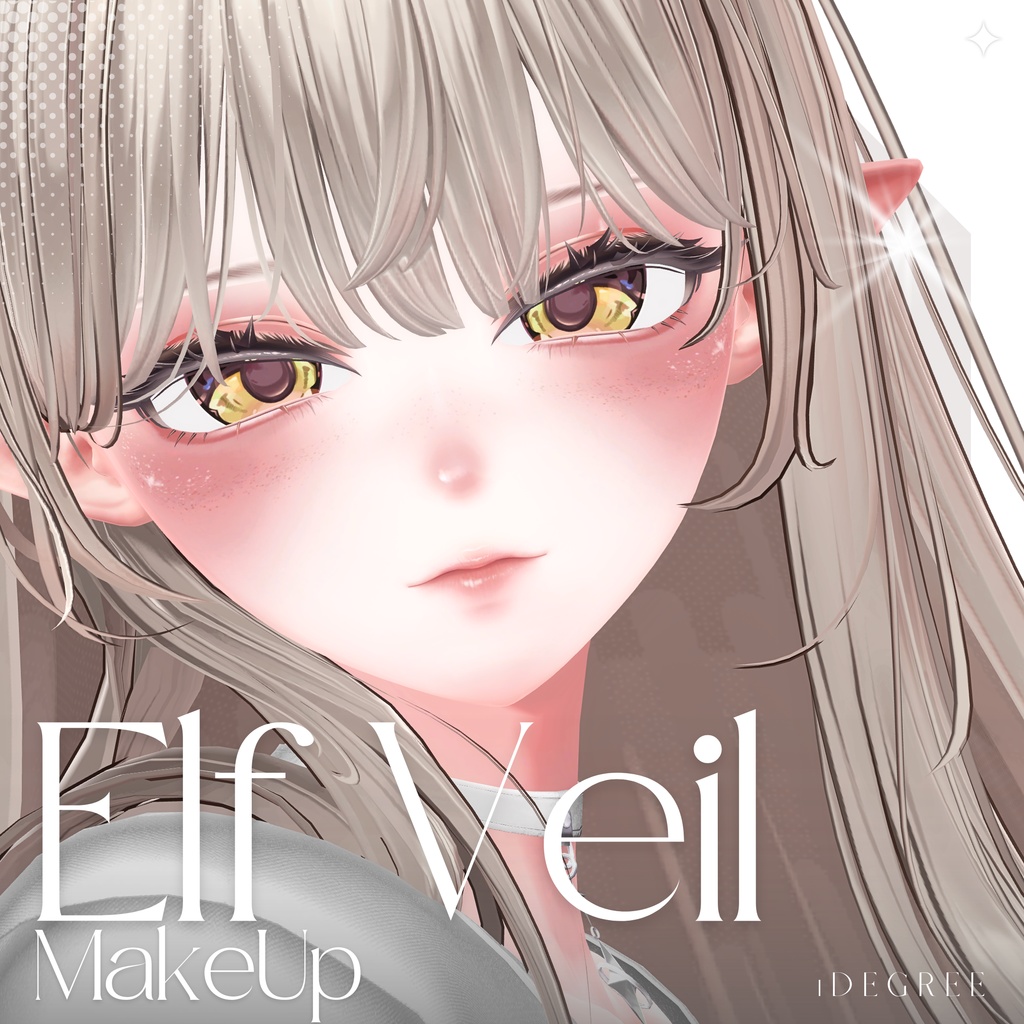 【海咲 Misaki】Elf Veil Eye + MakeUp + Blendshape