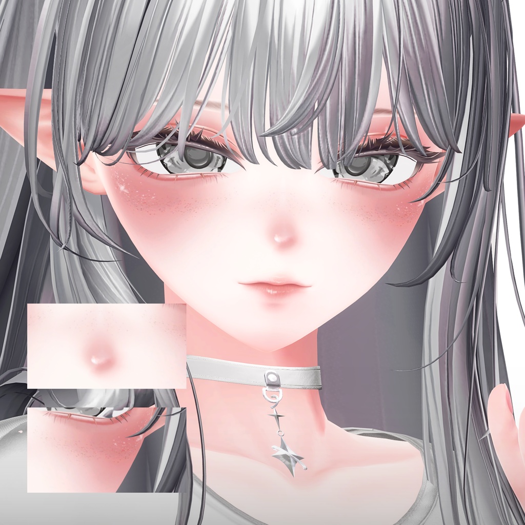 【海咲 Misaki】Elf Veil Eye + MakeUp + Blendshape