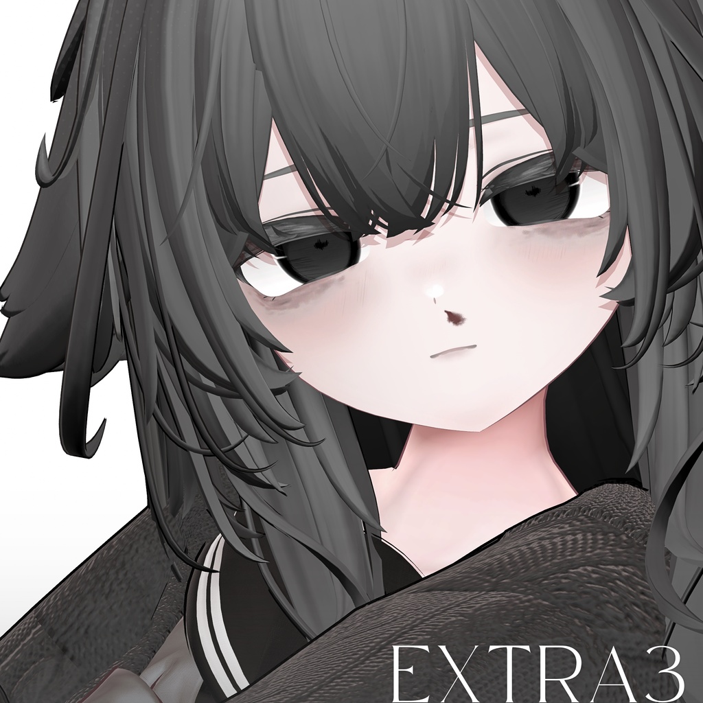 【輝夜 Kaguya】Dark Sketchy Eye + MakeUp + Blendshape