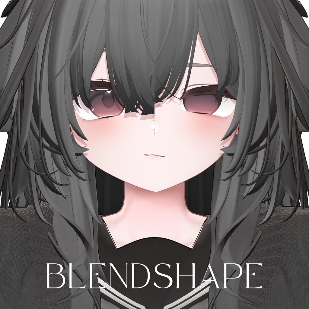 【輝夜 Kaguya】Dark Sketchy Eye + MakeUp + Blendshape