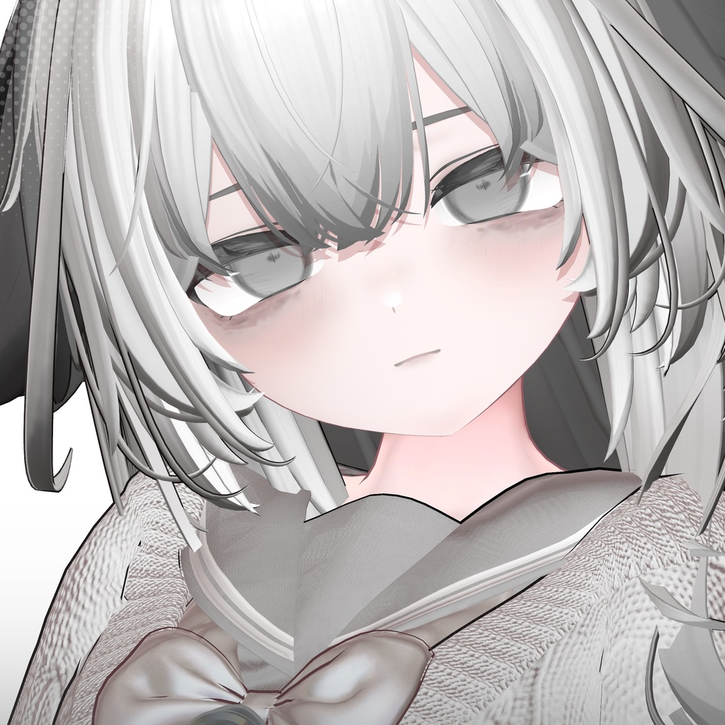 【輝夜 Kaguya】Dark Sketchy Eye + MakeUp + Blendshape
