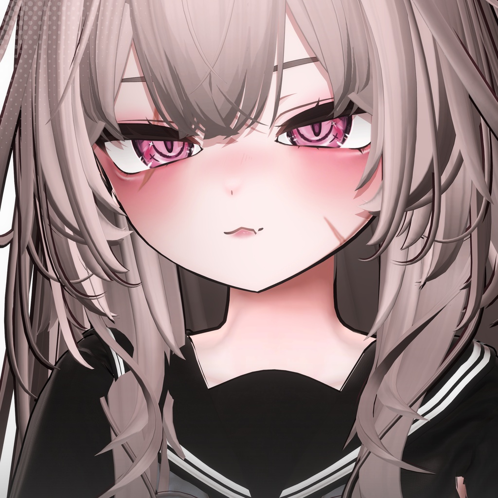 【輝夜 Kaguya】Cat ScarGaze Eye + MakeUp + Blendshape