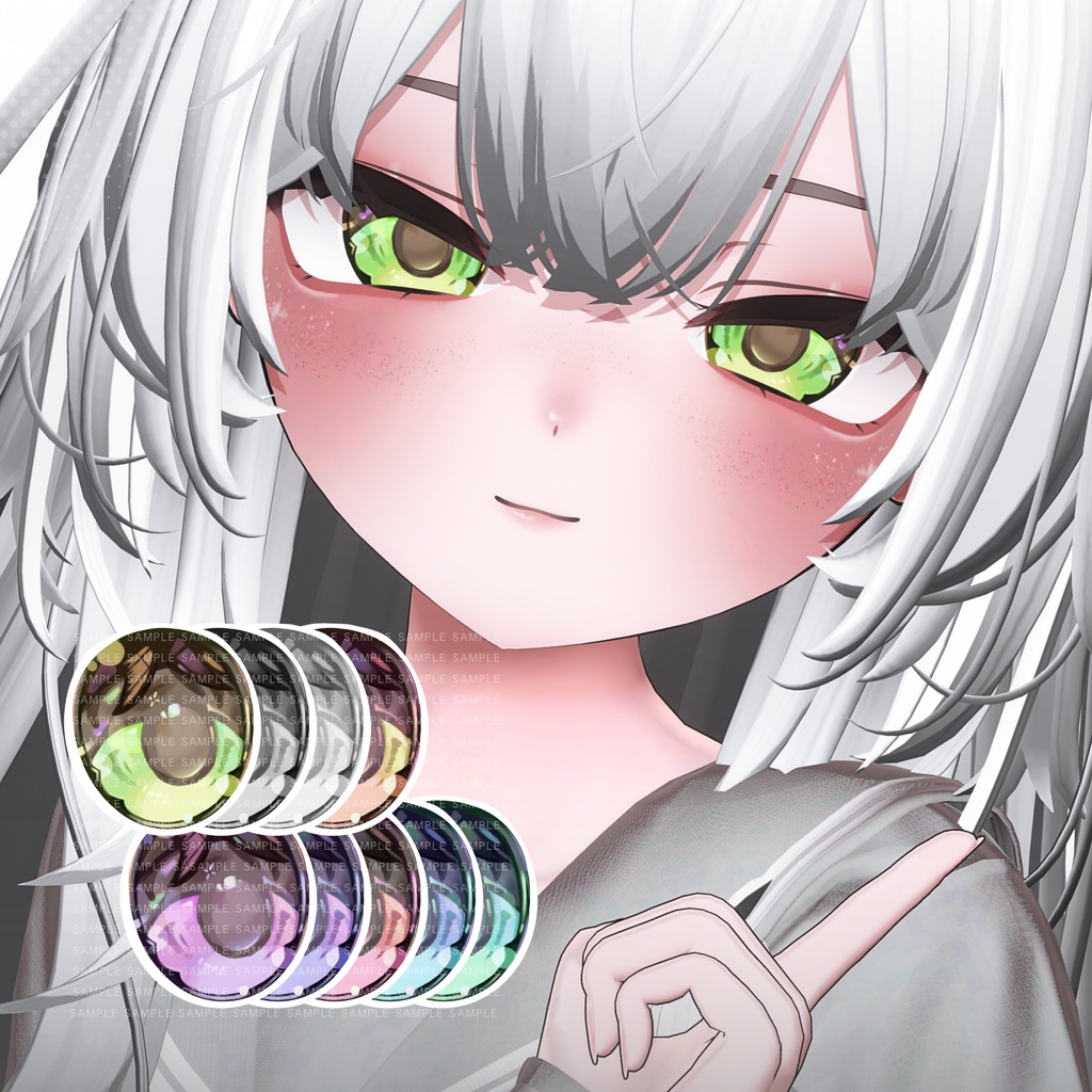 【輝夜 Kaguya】Elf Veil Eye + MakeUp + Blendshape