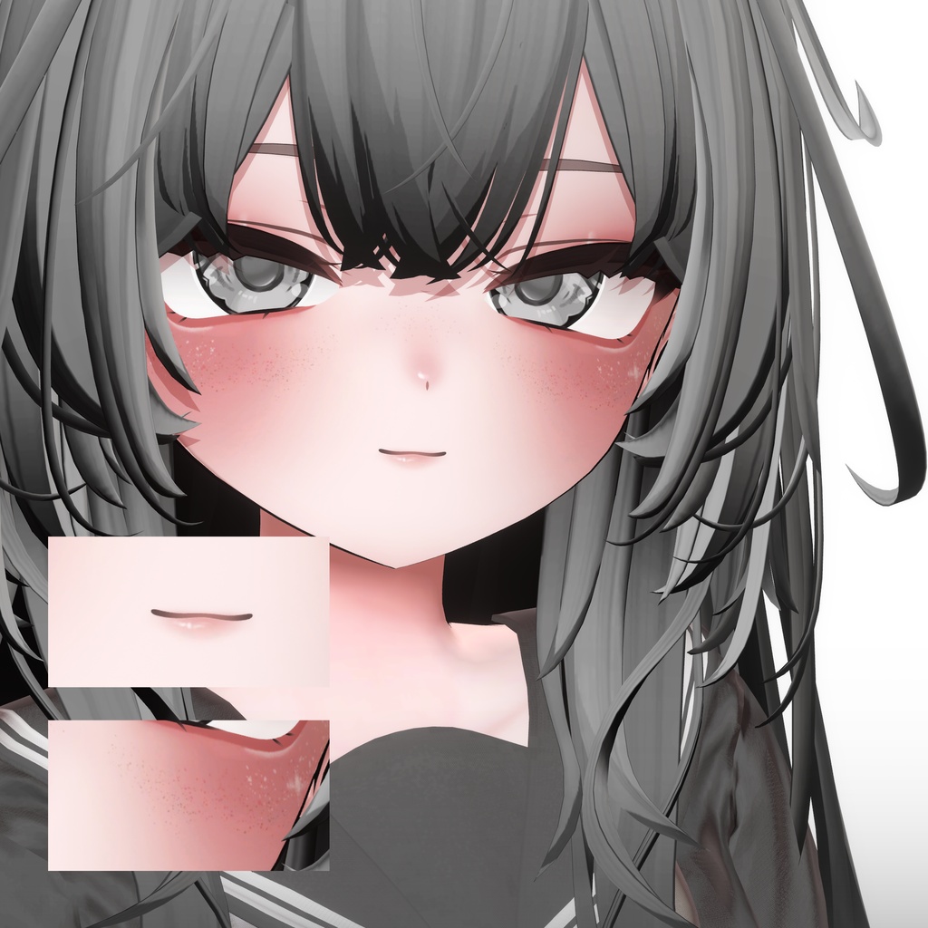 【輝夜 Kaguya】Elf Veil Eye + MakeUp + Blendshape