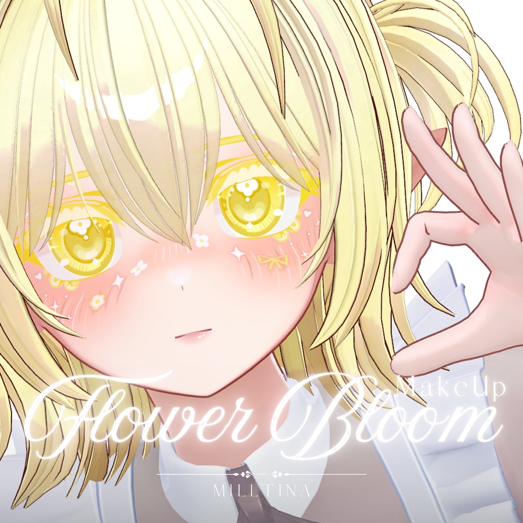 【12avatar対応】Flower Bloom Eye + MakeUp Texture