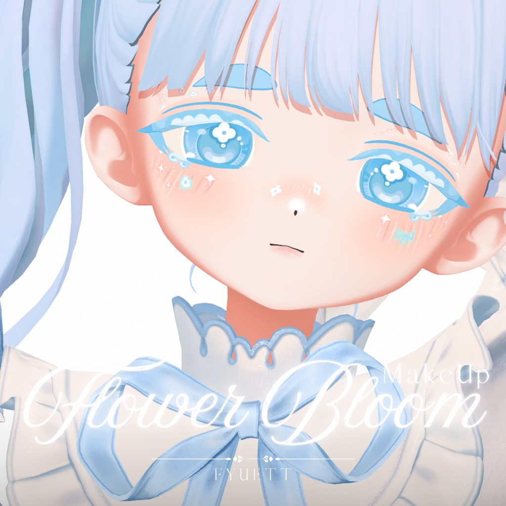 【12avatar対応】Flower Bloom Eye + MakeUp Texture