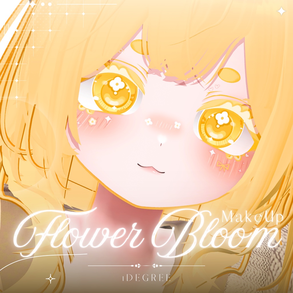 【12avatar対応】Flower Bloom Eye + MakeUp Texture