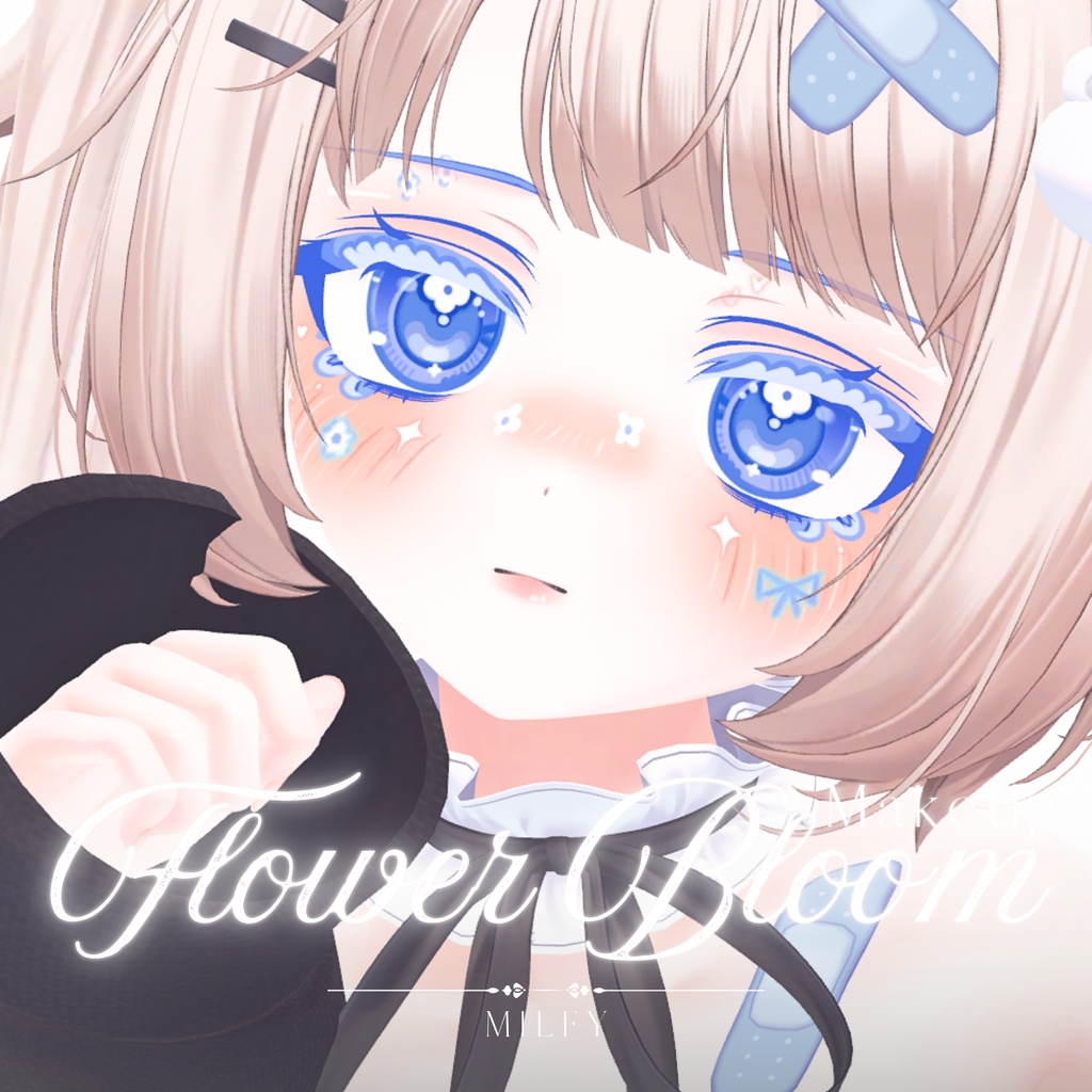【12avatar対応】Flower Bloom Eye + MakeUp Texture