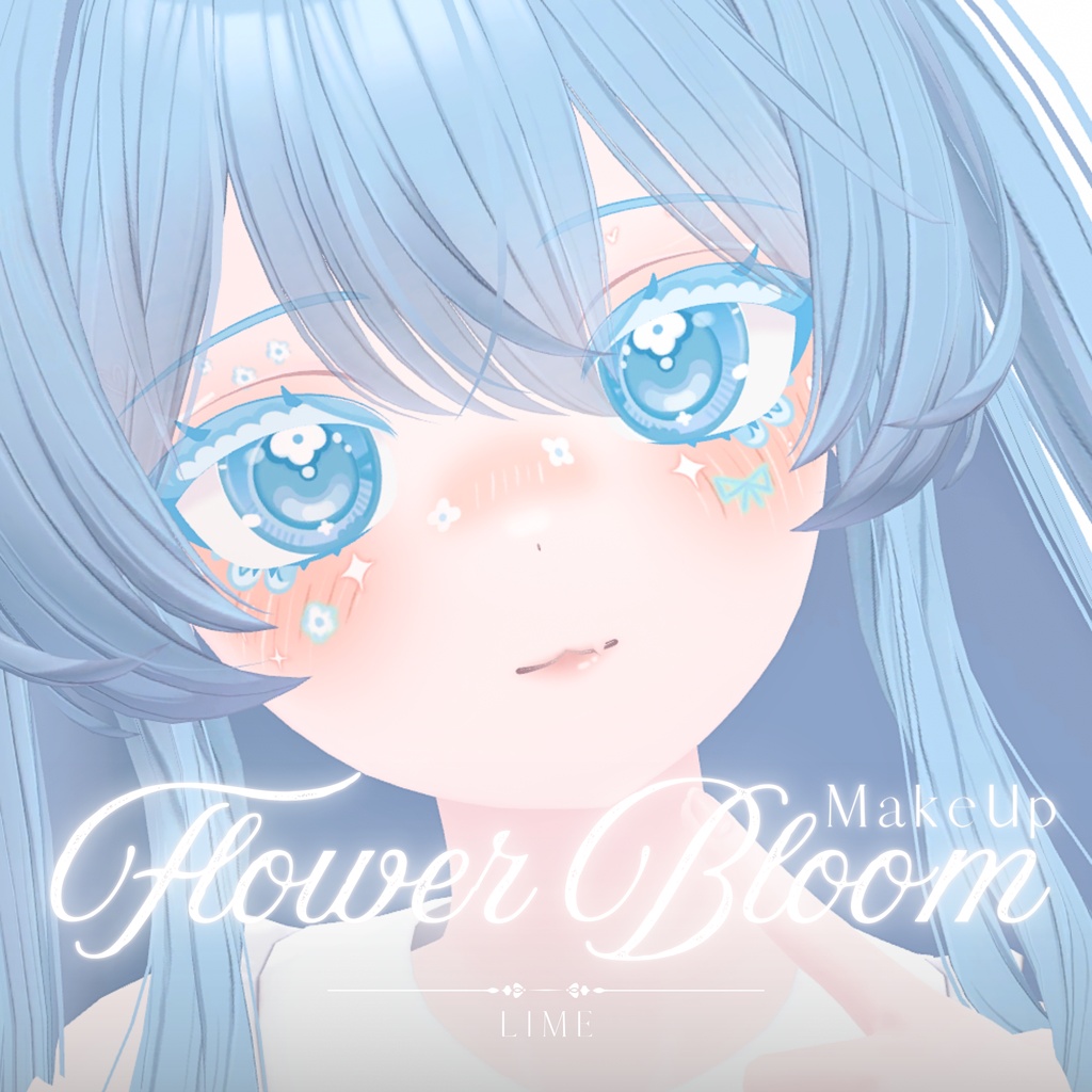 【12avatar対応】Flower Bloom Eye + MakeUp Texture