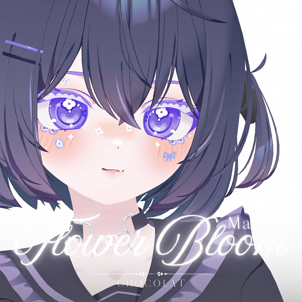 【12avatar対応】Flower Bloom Eye + MakeUp Texture