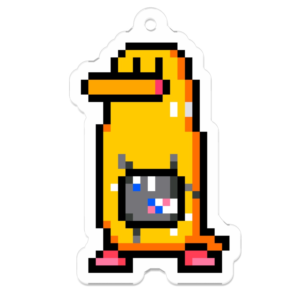 サイボーグのトリ（ルチノー）アクリルキーホルダー