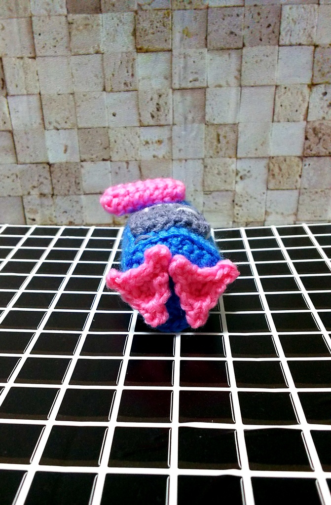 手乗りサイボーグのトリ(ブルー)