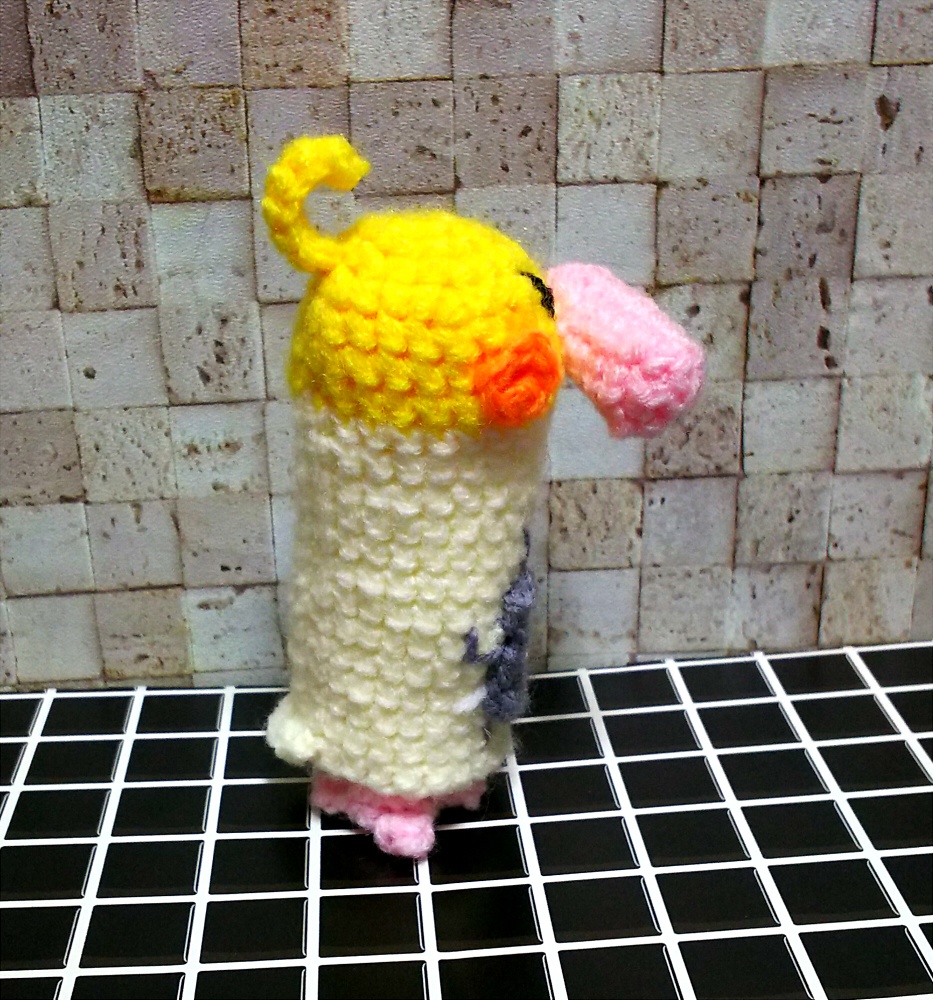 手乗りサイボーグのトリ(オカメインコルチノー)