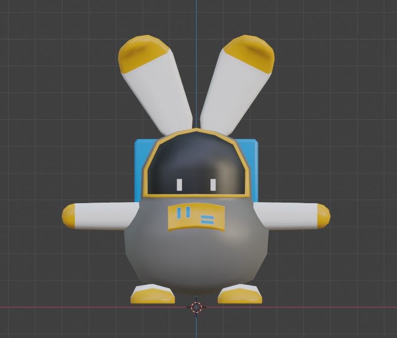 【Quest対応】vrcモデル『三日月うさぎ』【無料】