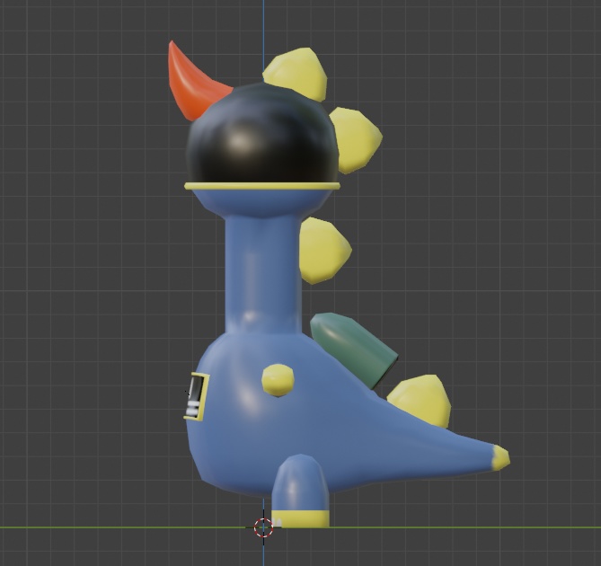 【Quest対応】vrcモデル『スペースダイナソー』【無料】