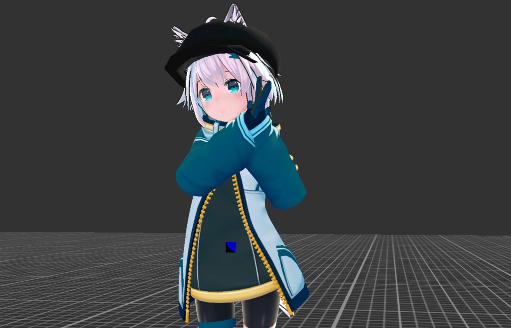 【無料】キャスケット帽子【VRCHAT】