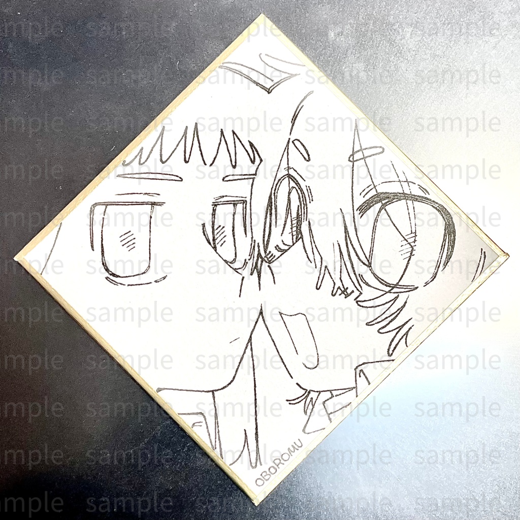 ミニ色紙(カタワレとタタイ)