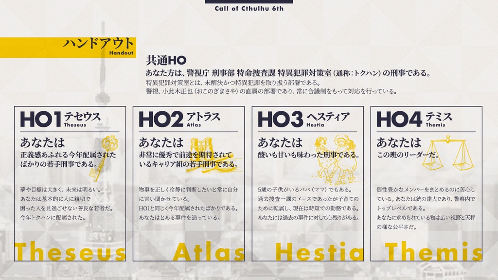 CoC『プロクルステスのリドル』