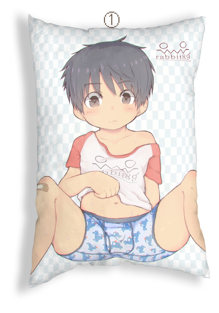 男の子のふにふに両面枕カバー♂
