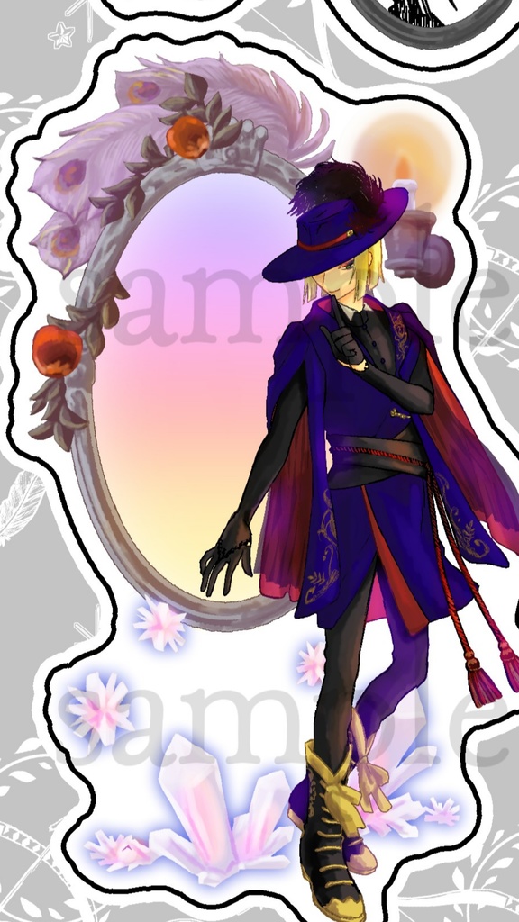 【クリアシール】寮服ルークさんと捏造ルークさん/全二種
