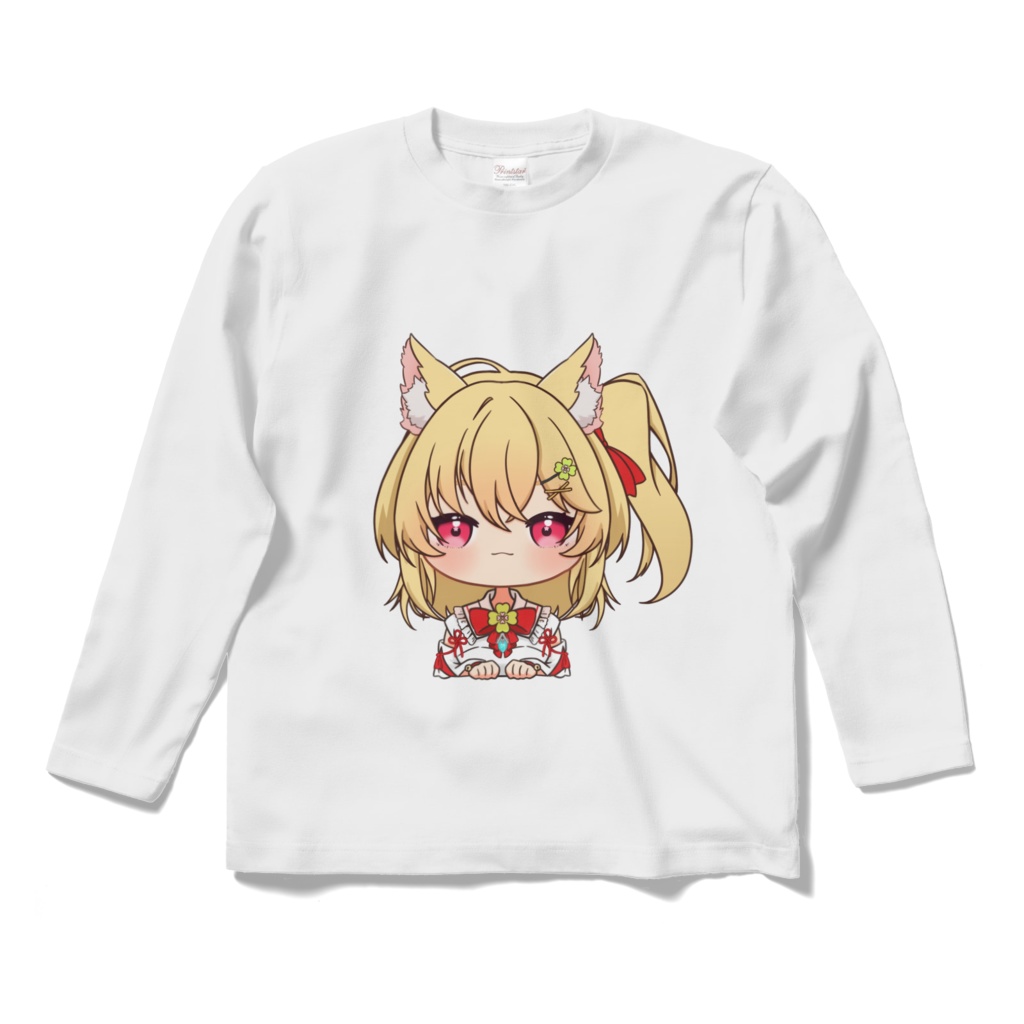 ド根性猫神ロングスリーブTシャツ