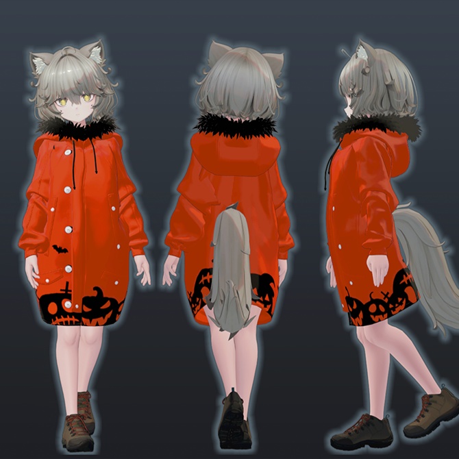 【魅惑の装い】Nemo専用ジャケット改変テクスチャ【ハロウィン】