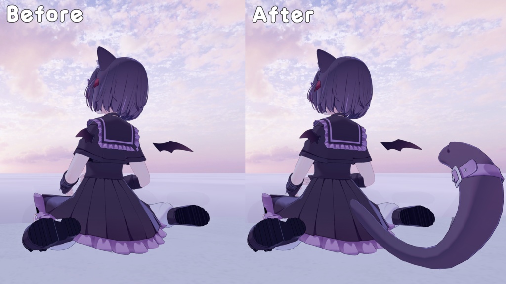 【床に、尻尾の、特等席を】けもりふと【ショコラ専用】