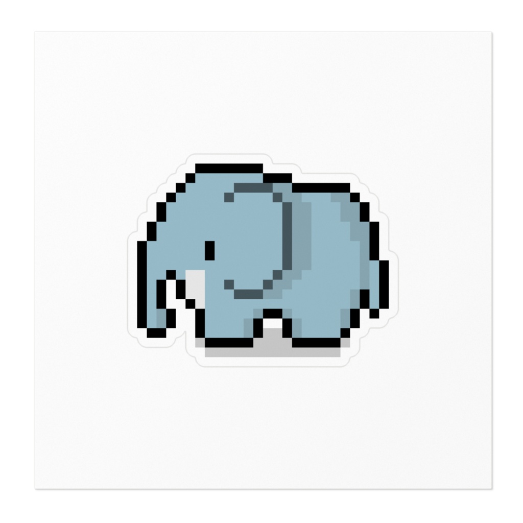 ゾウさんステッカー