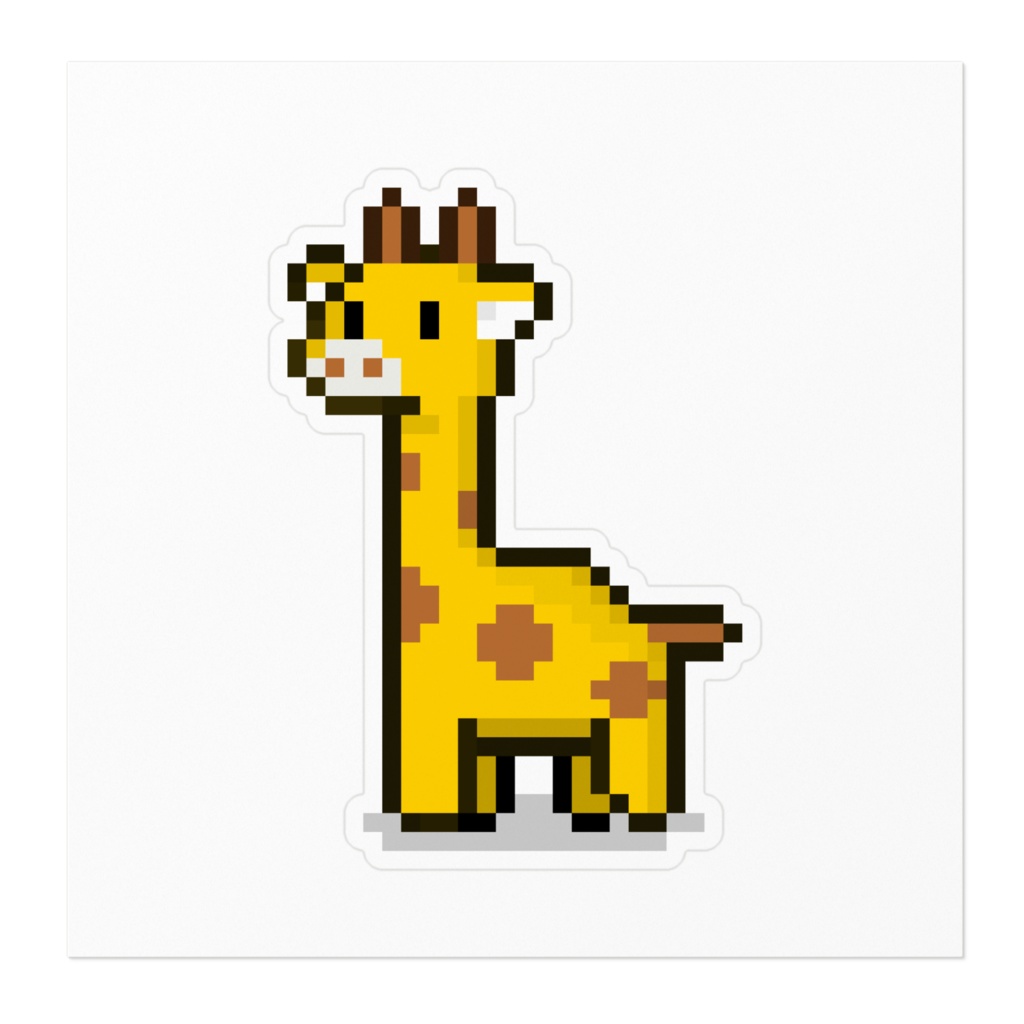 キリンさんステッカー