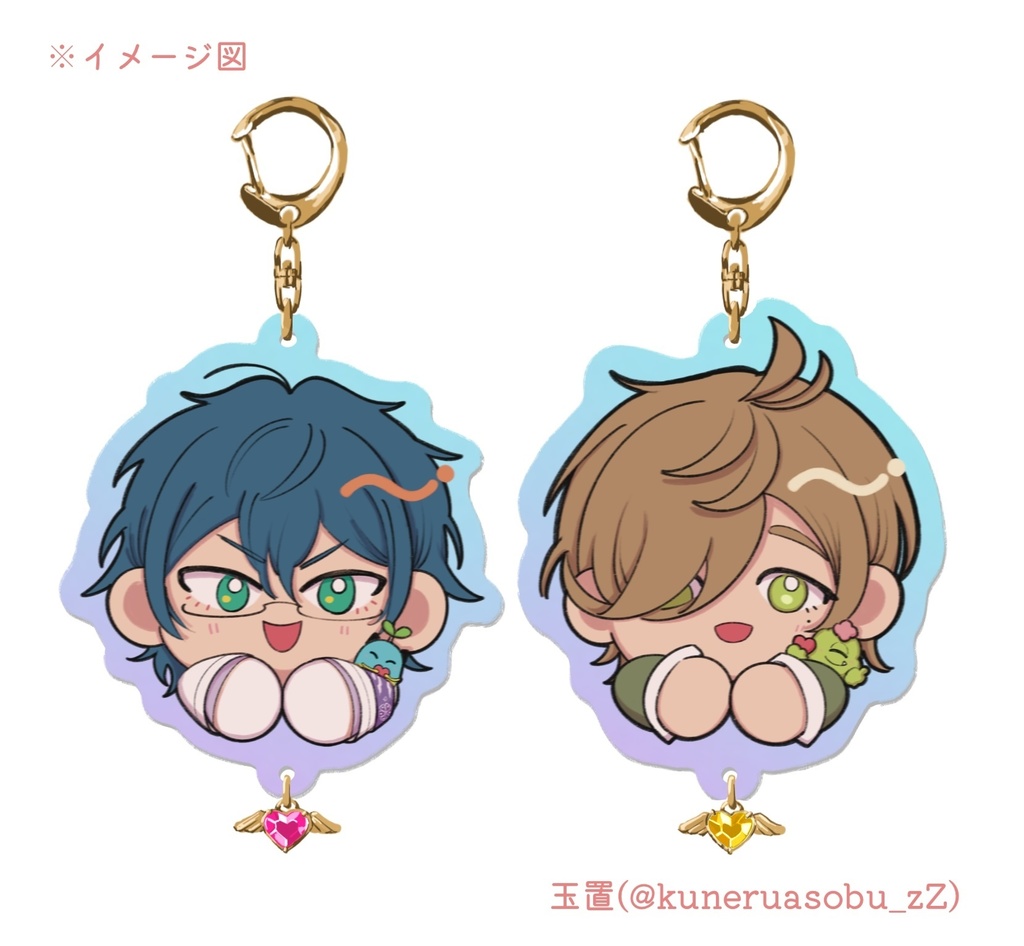 ハートどうぞアクキー