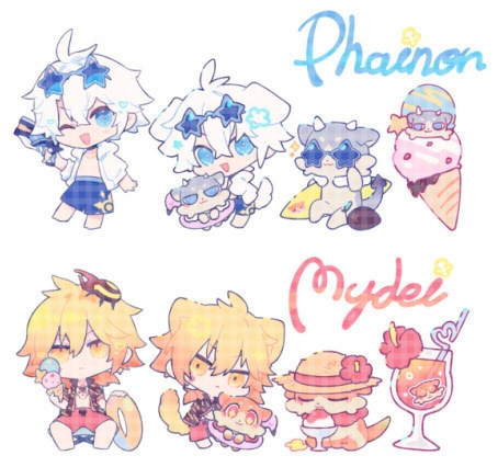 ファイノン＆モーディスの夏満喫しーるせっと