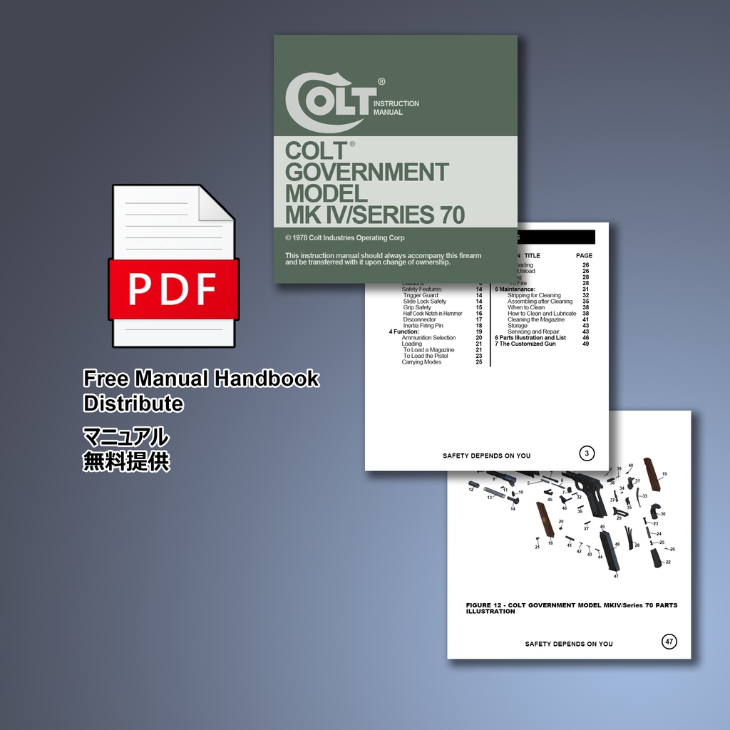 COLT 1911 Government MK IV / Series 70