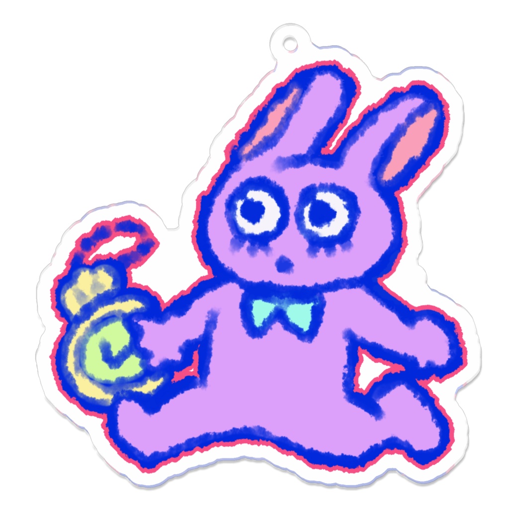 いそげ!うさぎさん!アクリルキーホルダー