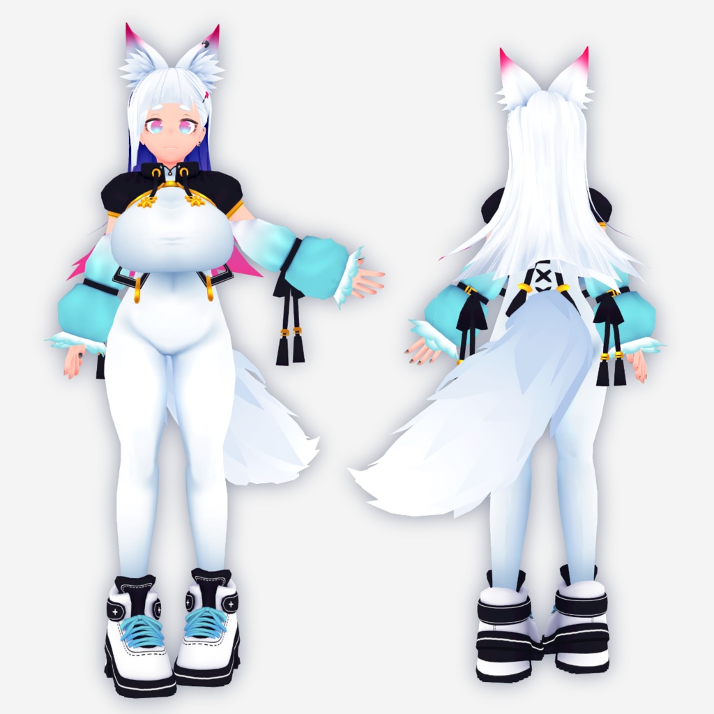 『ノノマユ』オリジナル3Dモデル/Physbone対応