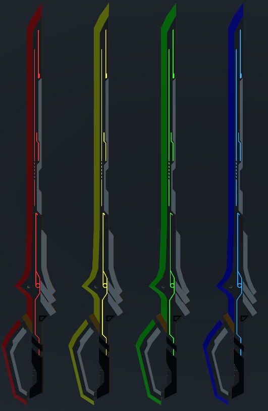 【VRC/Unity3Dモデル】Sword003