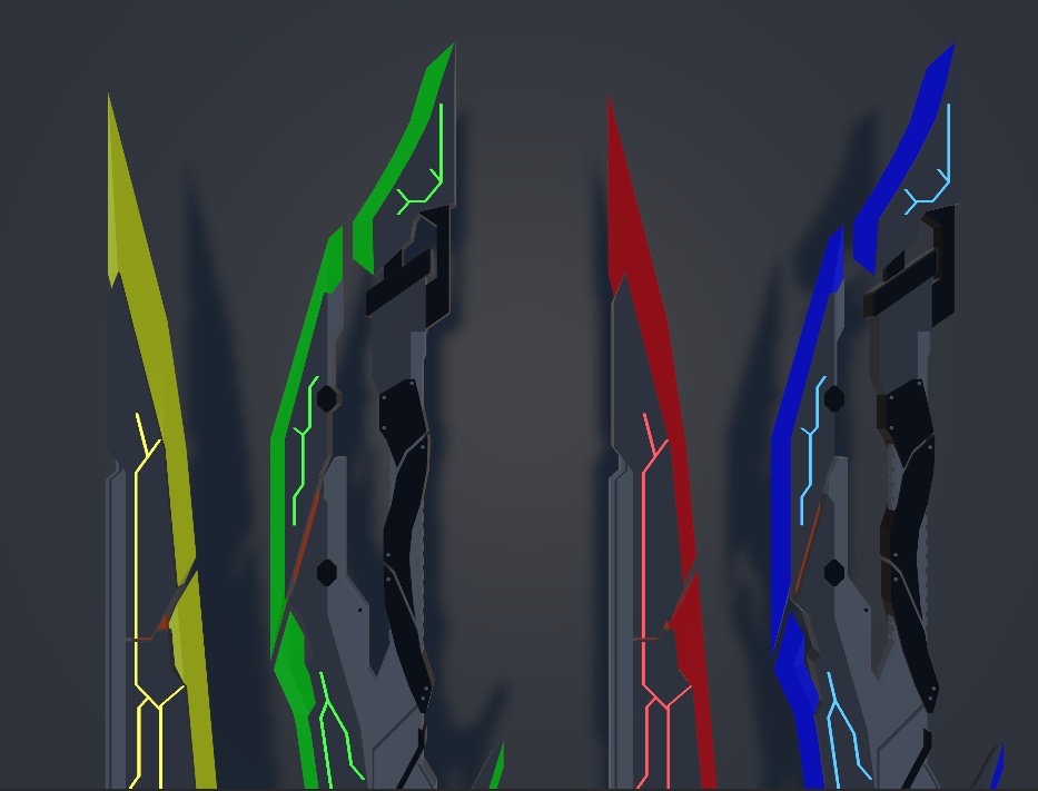 【VRC/Unity3Dモデル】Sword004