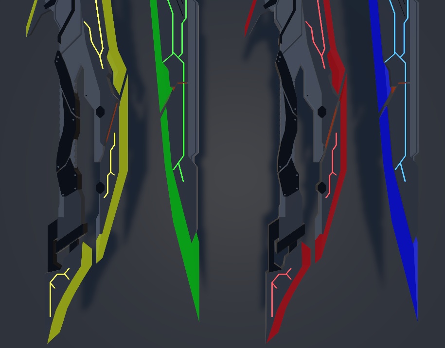 【VRC/Unity3Dモデル】Sword004