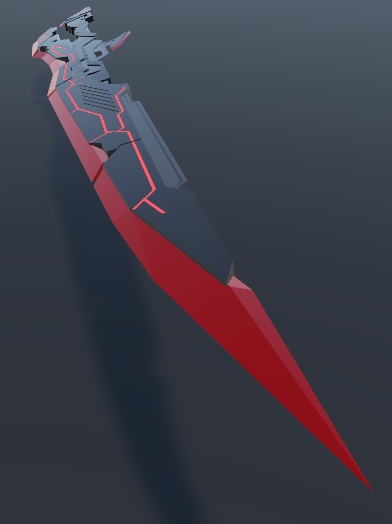【VRC/Unity3Dモデル】Sword004