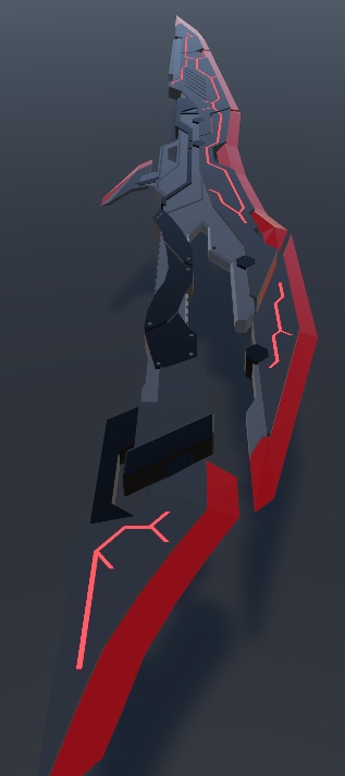 【VRC/Unity3Dモデル】Sword004