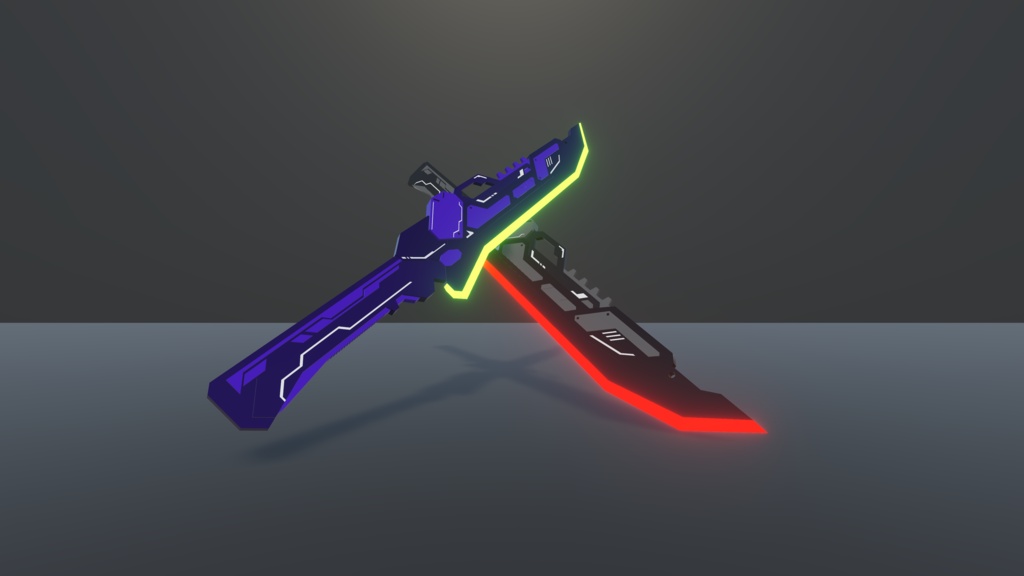 【VRC/Unity3Dモデル】Knife001