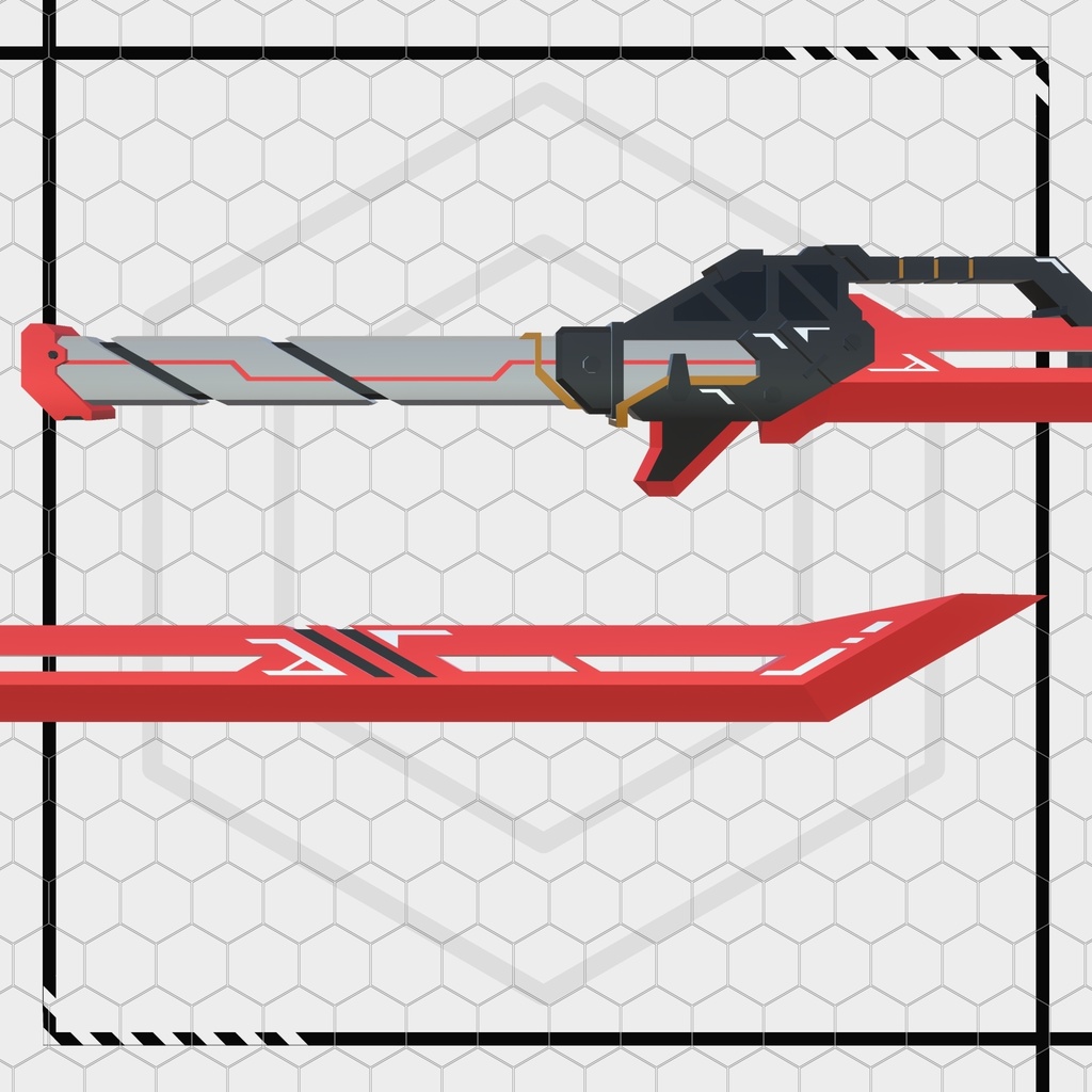 【VRC/Unity3Dモデル】Sword005