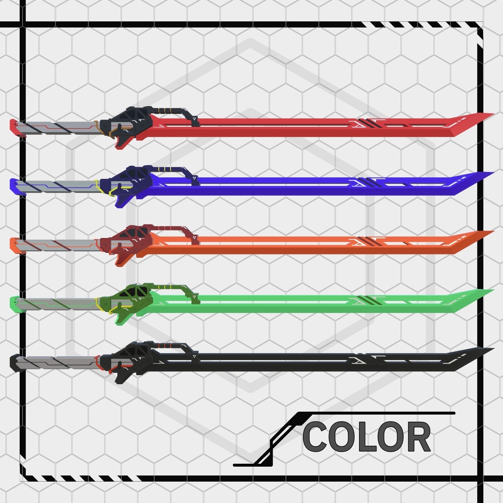 【VRC/Unity3Dモデル】Sword005