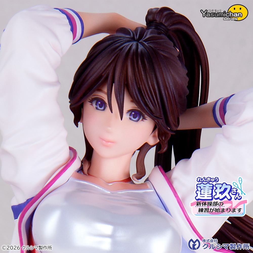 【2026年3月6日発売予定・レジンキャストキット】蓮玖(れんきゅう)さん ~新体操部の練習が始まります~ original やすみちゃんシリーズ