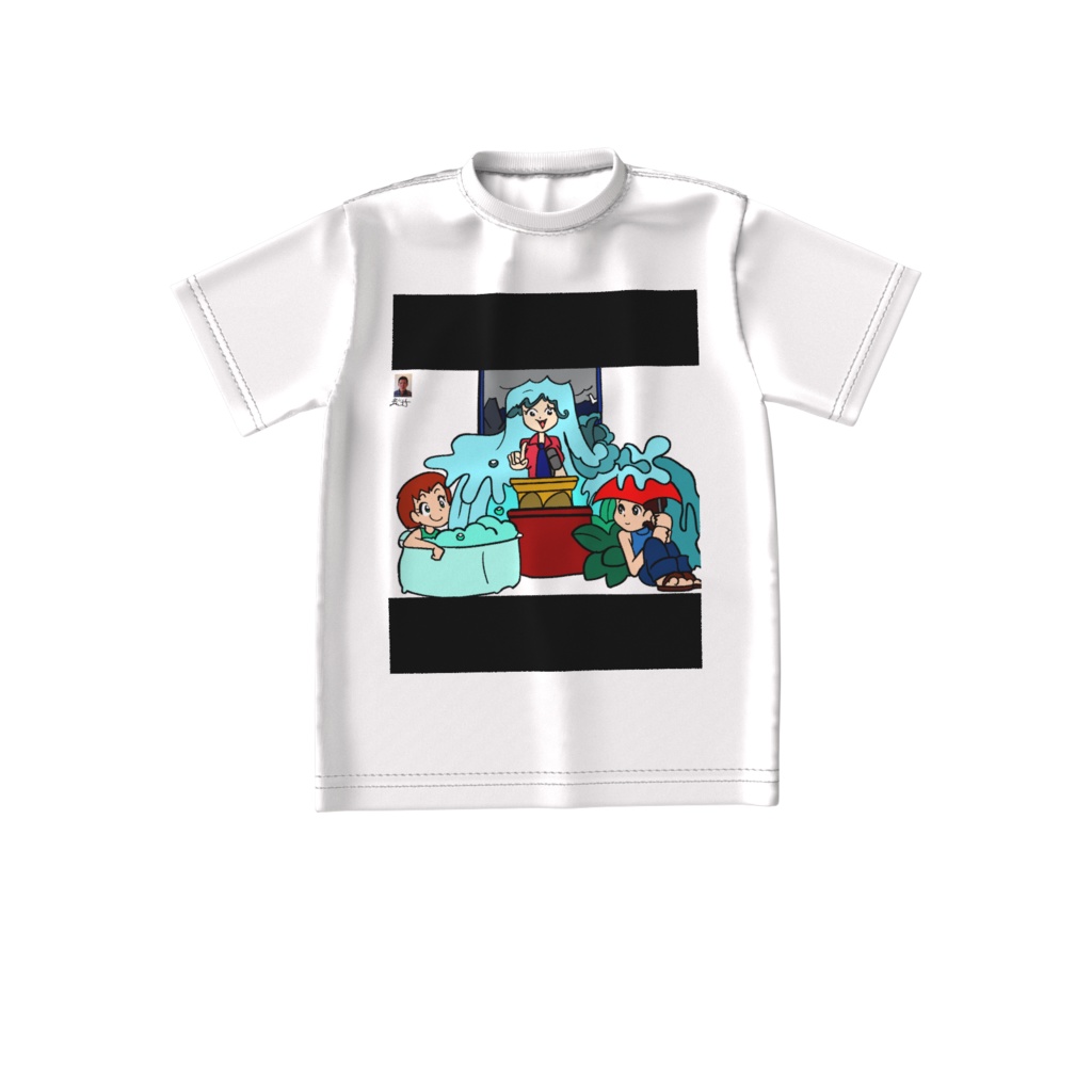 水髪女性、ニュースを発表する。