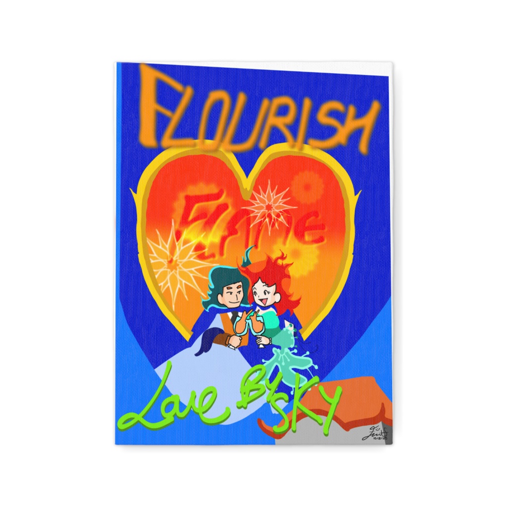 Flourish Flame Love by Sky