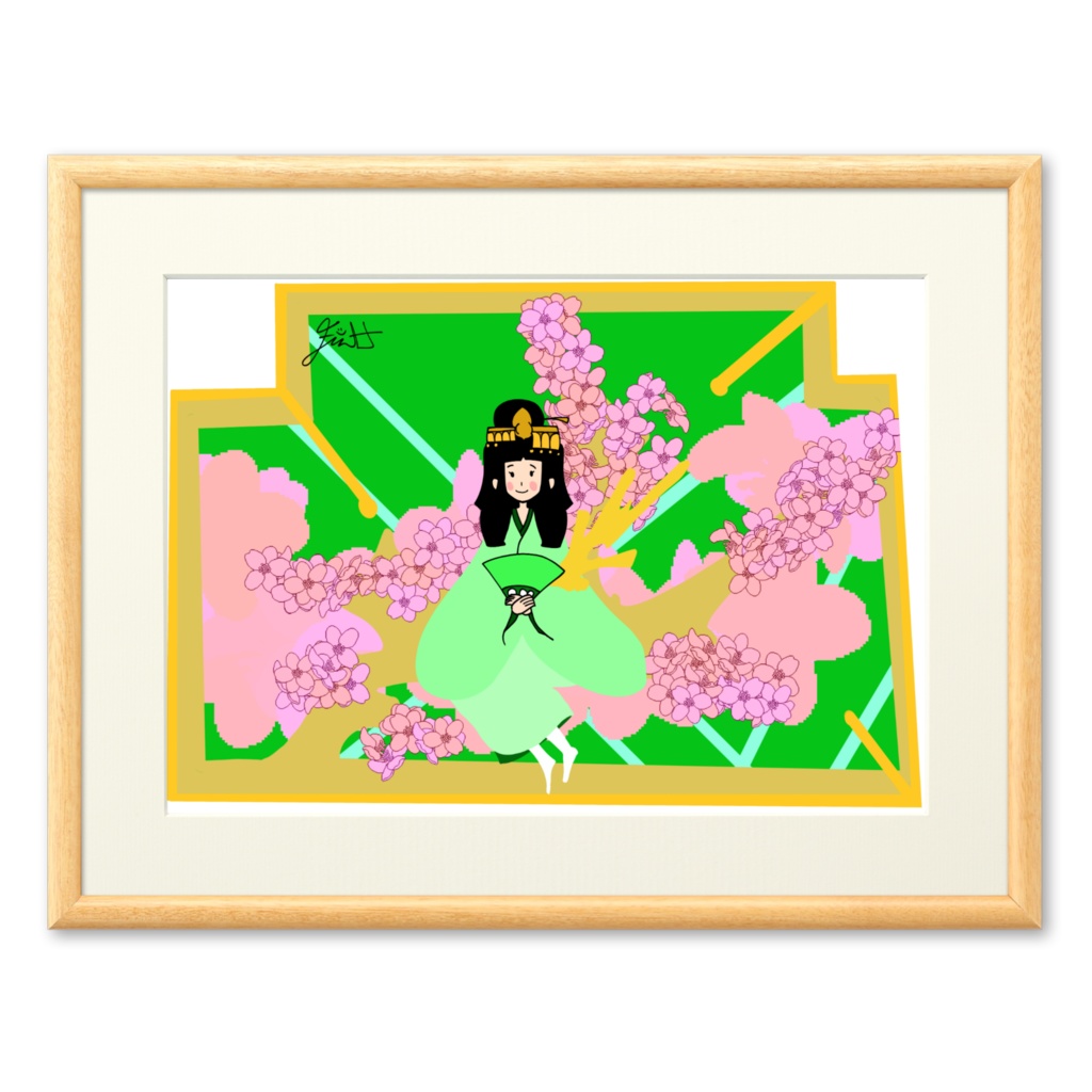 「春桜の宝女性」