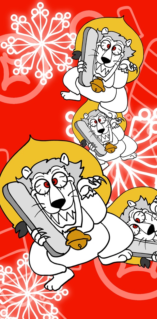 狂気招き白獅子 Iphone