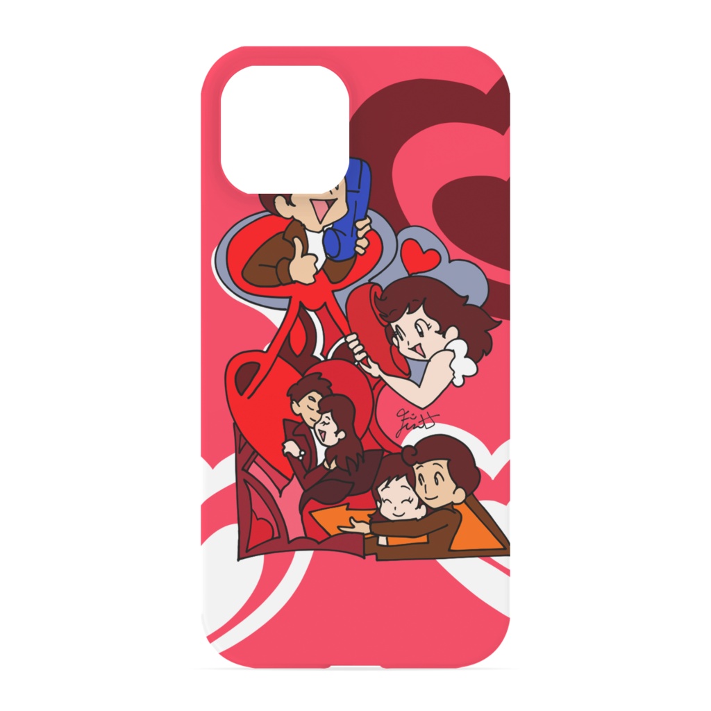 romantic dial love iphone case